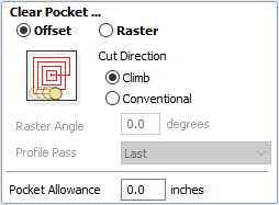 Specify pass depth